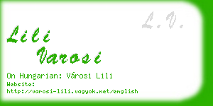 lili varosi business card